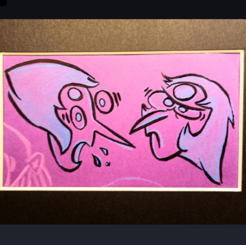 SU "Ed Edd n Eddy Style Pearls" Ink and Colored Pencil drawing by RM
